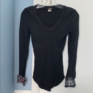 We the free by Free People gray washed thermal